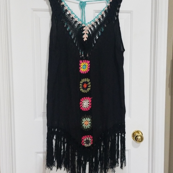 Other - Bikini Swim Suit Cover Up with Knit Detail